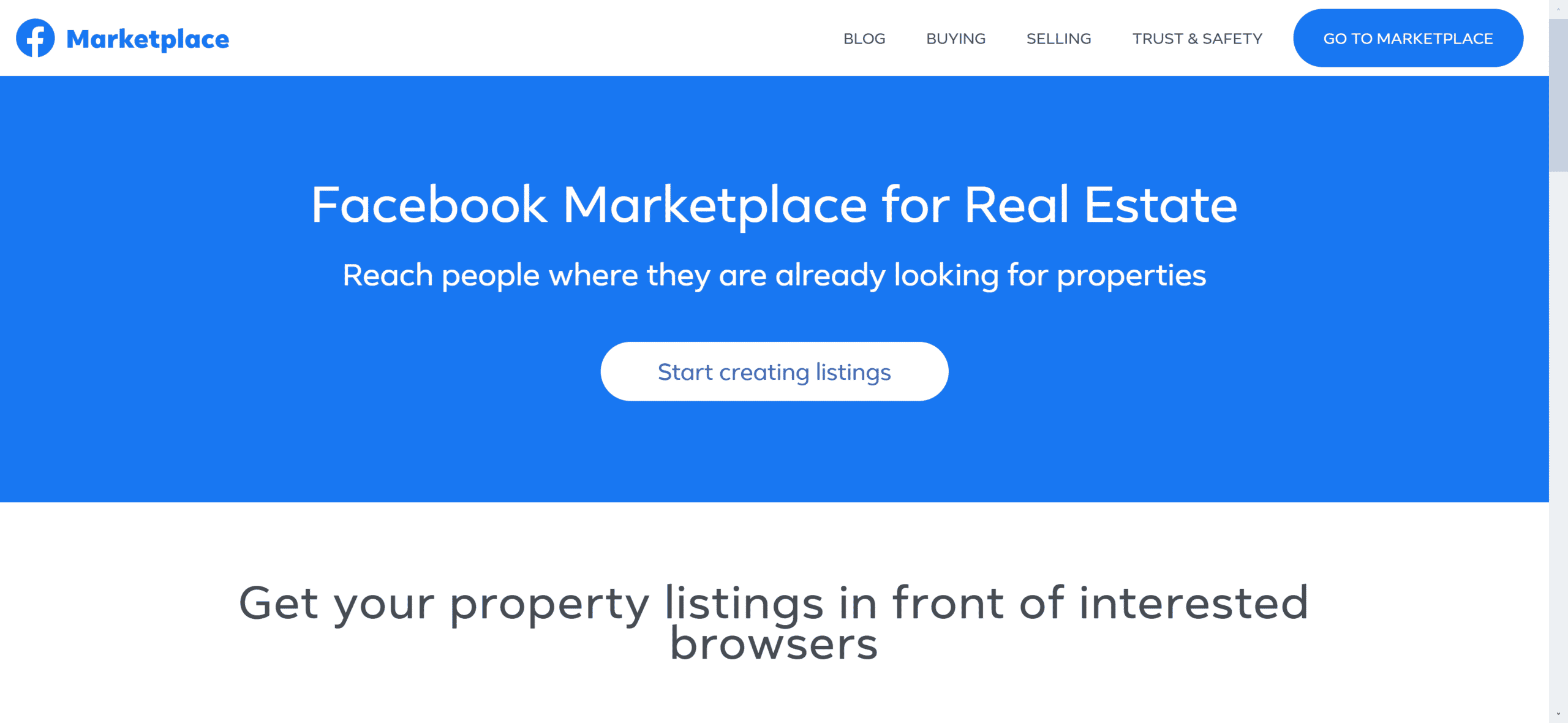 facebook marketplace for real estate